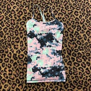 Lululemon Colorful Camouflage Tank Top